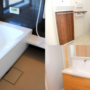 選べる水まわり2点セット<br>浴室+トイレor洗面台