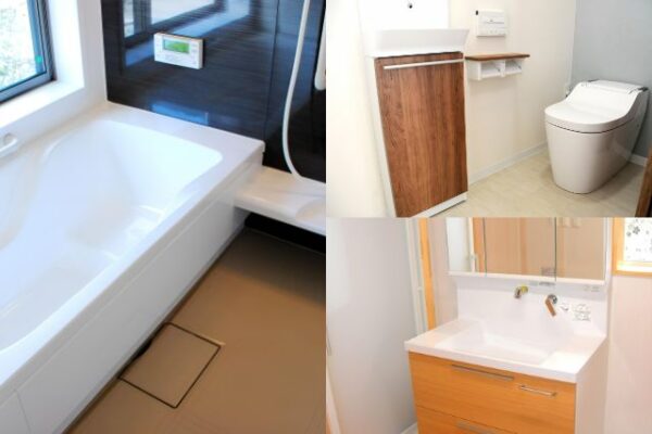 選べる水まわり2点セット<br>浴室+トイレor洗面台