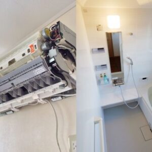 お掃除機能付きエアコン<br>浴室クリーニング<br>　　　２点セット