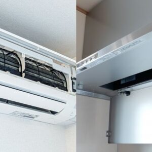 家庭用通常エアコン<br>レンジフード(換気扇)<br>　　　２点セット