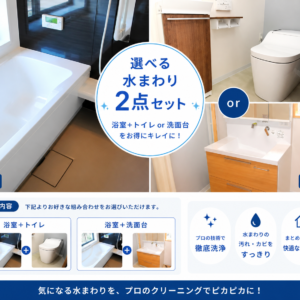 船橋市の浴室水垢とトイレ黒ずみを確認する水回り2点セット