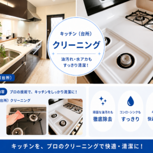船橋市のキッチンクリーニングでシンク水垢と油汚れを洗浄