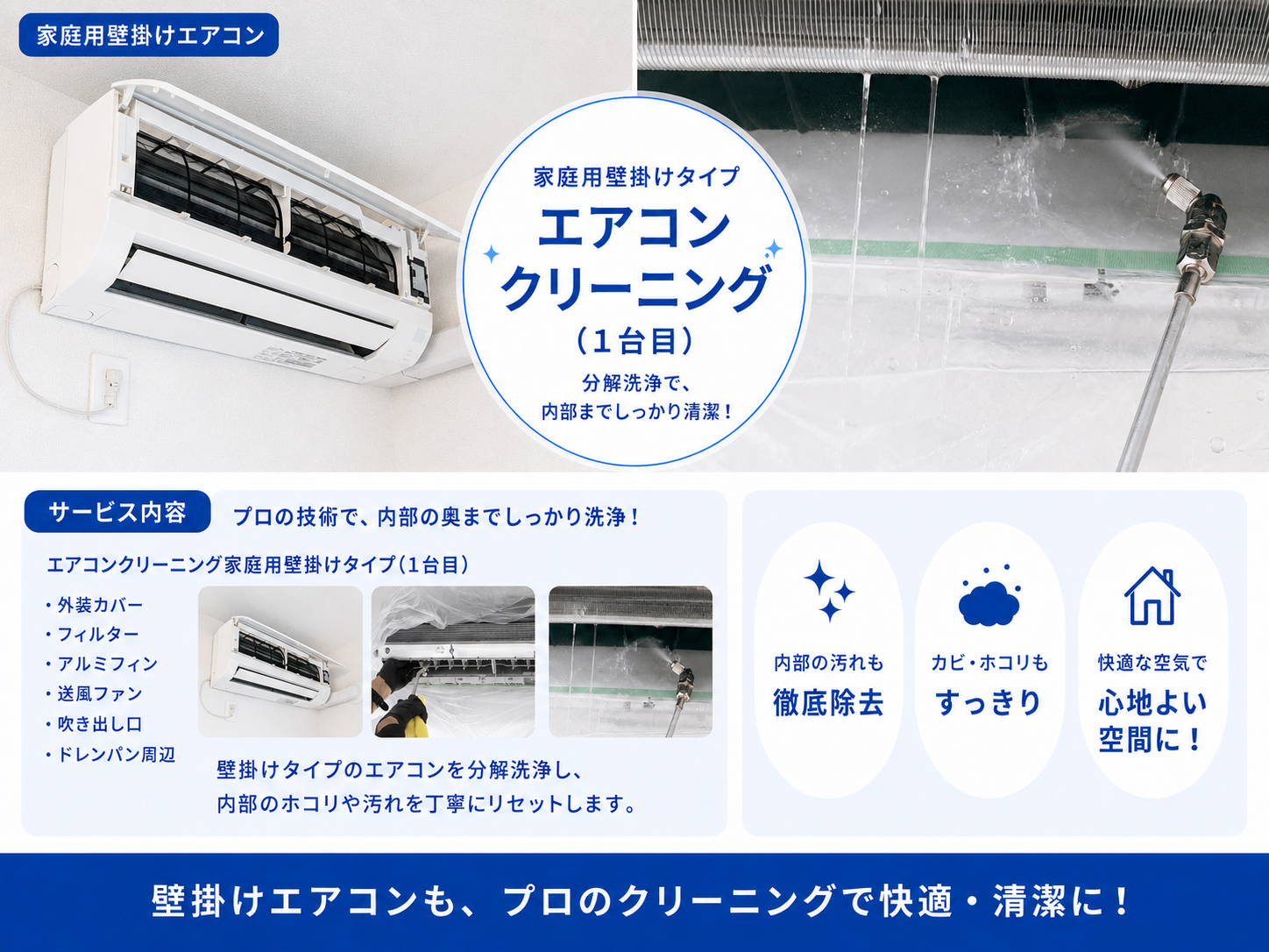 船橋市の壁掛けエアコン 2台目以降｜スマイルラボ